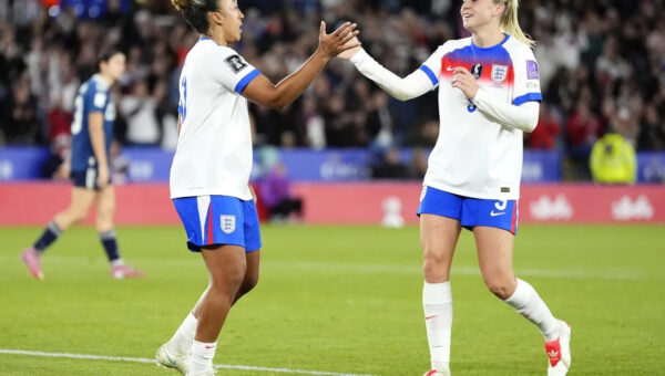England close in on Women's World Cup with dominant play-off win over Greece