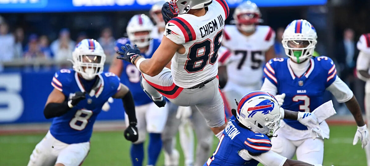 WR Efton Chism's response to Julian Edelman on Bills trash talk