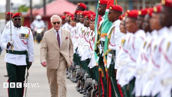 King Charles arrives in Guyana as Bahamas visit declared ‘diplomatic success’