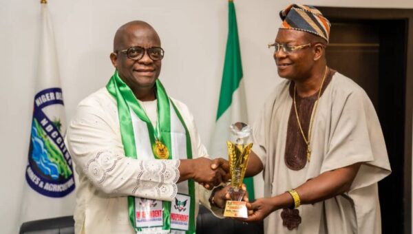 NDCCITMA board chair bags change and good governance award