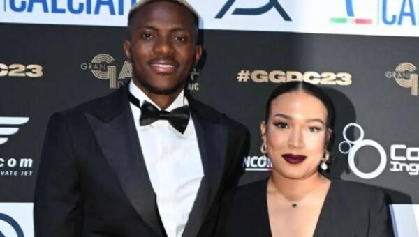 Osimhen welcomes second child with Cameroonian-German girlfriend