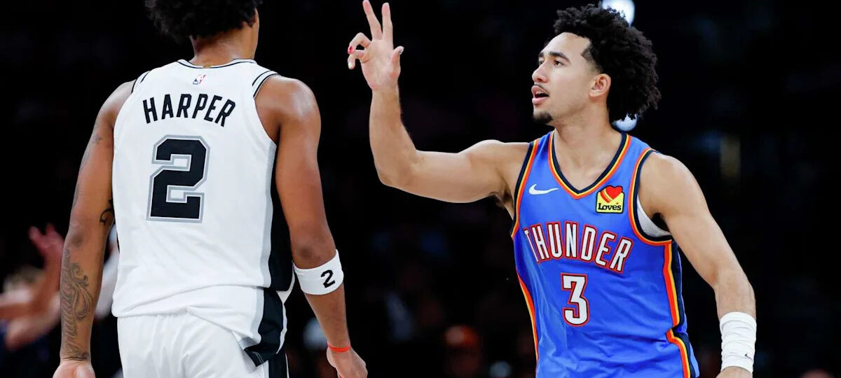 Spurs struggle to defend 3-point line in season-opening loss to Thunder
