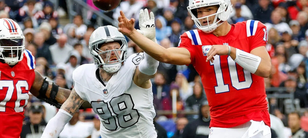 Drake Maye can eat ham sandwiches as Patriots slow Maxx Crosby, unsung heroes emerge, injuries continue to mount (notes)
