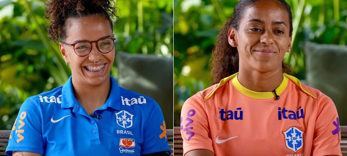 Carlinha and Tayla celebrate Brasileirão A1 title and chance with Brazil