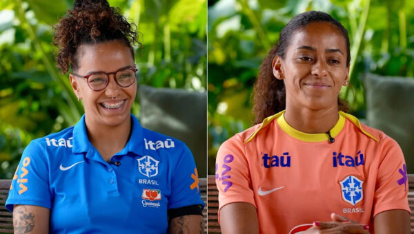 Carlinha and Tayla celebrate Brasileirão A1 title and chance with Brazil