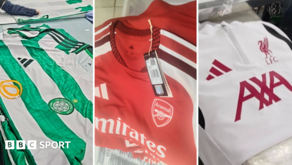 Inside the £1-an-hour official football shirt factories