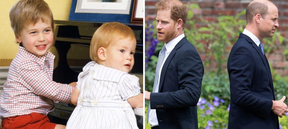 Photos show how Prince Harry and Prince William's relationship has changed through the years