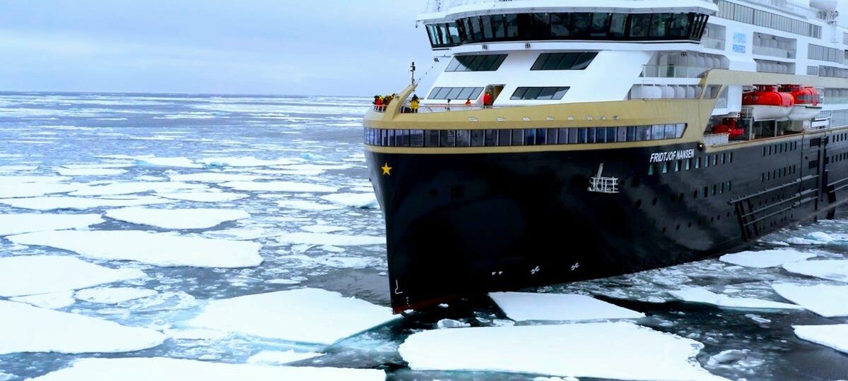 How a cruise ship navigates Greenland's icebergs and extreme Arctic conditions