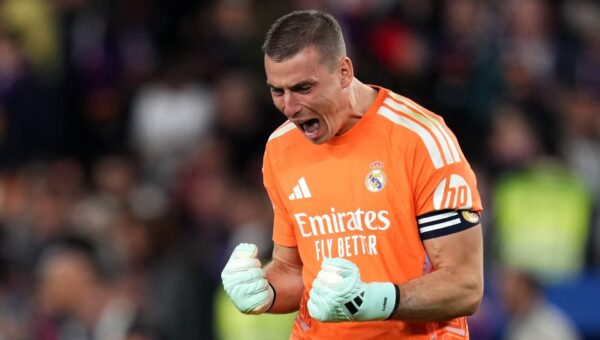 Real Madrid goalkeeper Andriy Lunin makes El Clasico history after Barcelona victory
