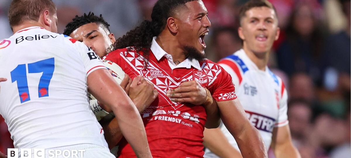 England stunned by Tonga in World Cup opener