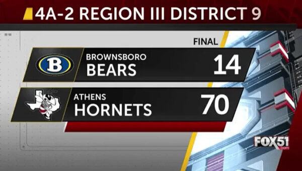 Athens defeats Brownsboro in district opener