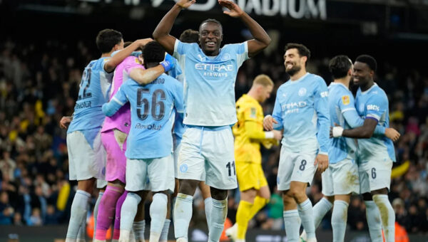 Man City wins penalty shootout to advance in English League Cup