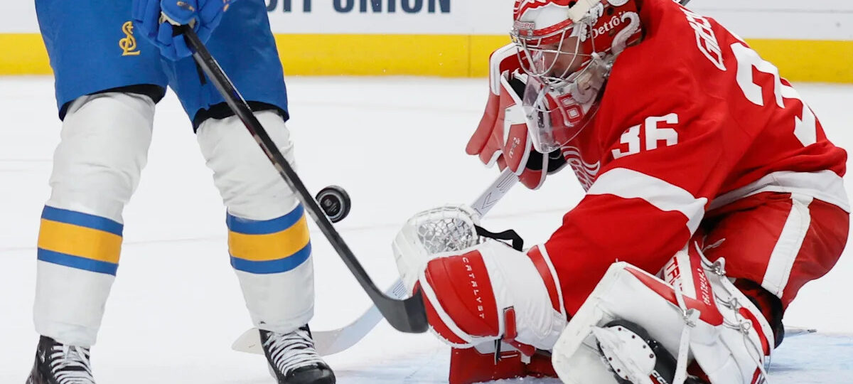 Kaskimaki's first career NHL goal caps Blues' rally in 5-4 victory over Red Wings