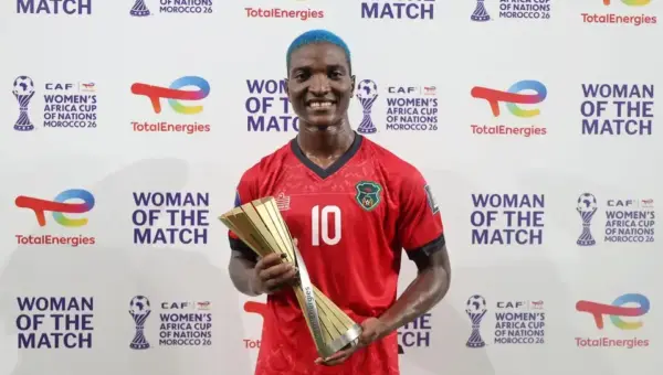 Temwa Chawinga becomes first African woman to finish in Ballon d’Or top 10