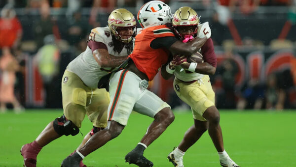 Miami linebacker Mohamed Toure injured in FSU game. What we know