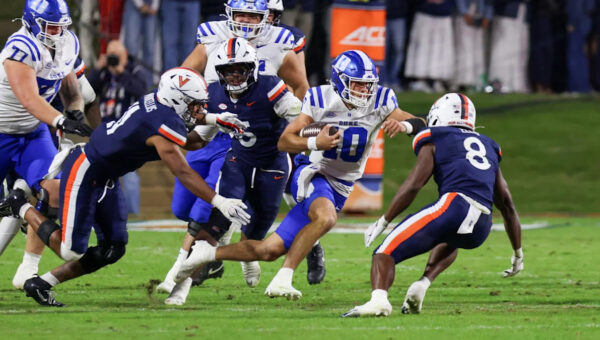 Duke uses trick-play TD pass from Nate Sheppard to pull out 19-16 victory over Virginia