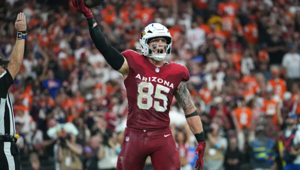 Trey McBride piles up 10 receptions in loss to Denver