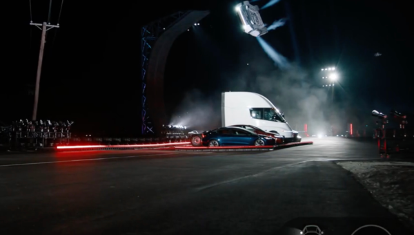 Tesla reveals SpaceX-powered Roadster that flies and falls with style