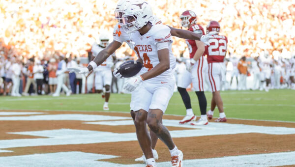 The Texas 10 personnel package produced two TDs vs. Oklahoma