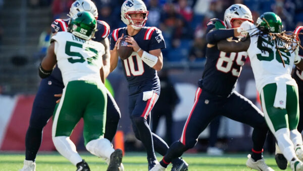 Drake Maye’s 3 TD passes help Patriots stave off late push by Jets in 26-19 win