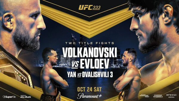 LIVE UFC 333: Volkanovski vs. Evloev Results & Highlights