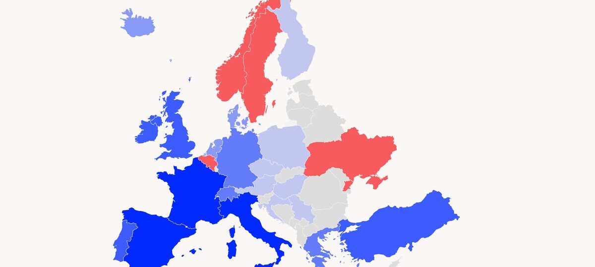 The Eurosummer season is getting longer and more popular. These 4 charts show how and where Americans are vacationing.