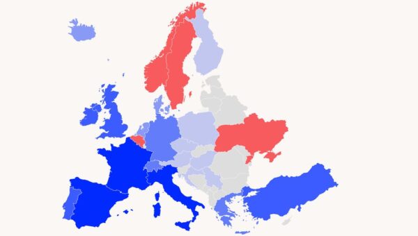 The Eurosummer season is getting longer and more popular. These 4 charts show how and where Americans are vacationing.