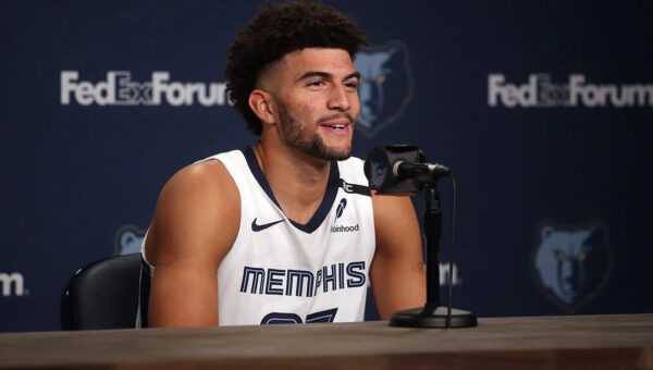 Watch Grizzlies rookie Cameron Boozer swish in first career NBA preseason bucket in style