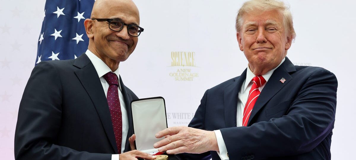 Satya Nadella had an awkward White House day