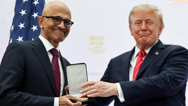 Satya Nadella had an awkward White House day