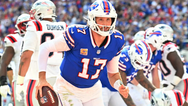 Josh Allen throws for 255 yards, two TDs in Week 6