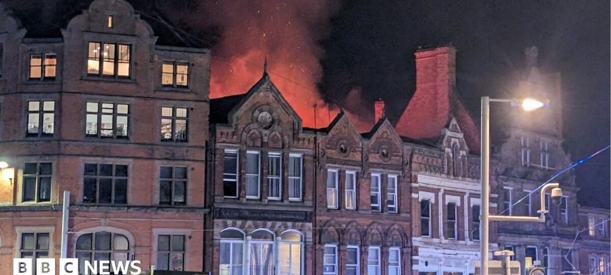 Major fire breaks out at city centre property