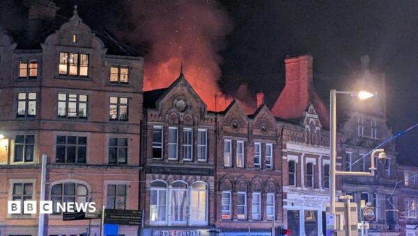 Major fire breaks out at city centre property