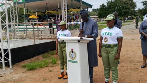 Demonstrate patriotism, discipline throughout your service year — Gov Adeleke to corps members