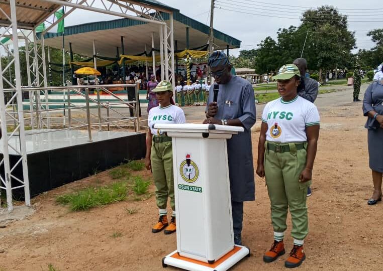Demonstrate patriotism, discipline throughout your service year — Gov Adeleke to corps members
