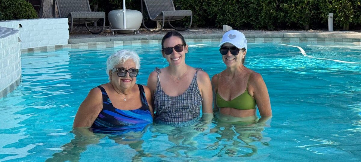 I'm pregnant and work out with my mom and 83-year-old grandma. We've found classes that work for all of our abilities.