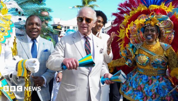 Watch: King dances in the streets of the Bahamas capital