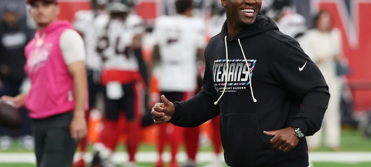 Giddy DeMeco Ryans ends press conference with Marvin Harrison Jr. announcement