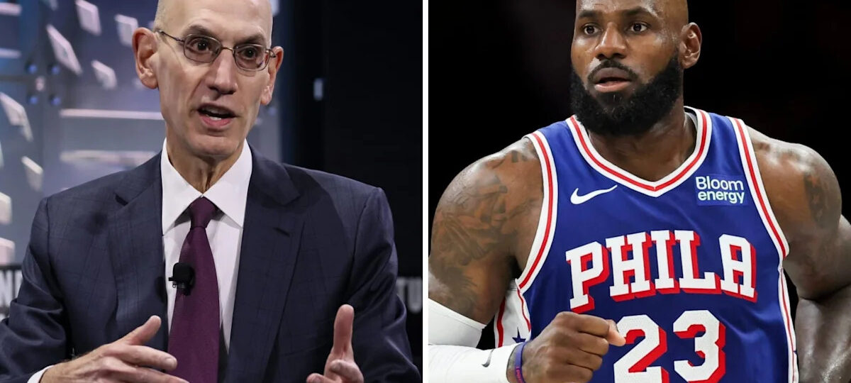 Adam Silver answers if LeBron James’ helicopter rides have any ‘rule issues’