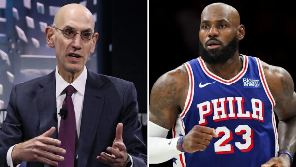 Adam Silver answers if LeBron James’ helicopter rides have any ‘rule issues’