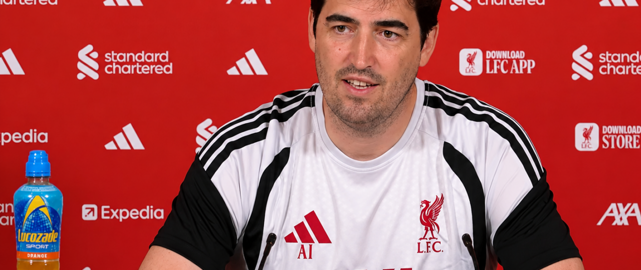 Andoni Iraola reacts to Liverpool’s Carabap Cup quarter-final draw