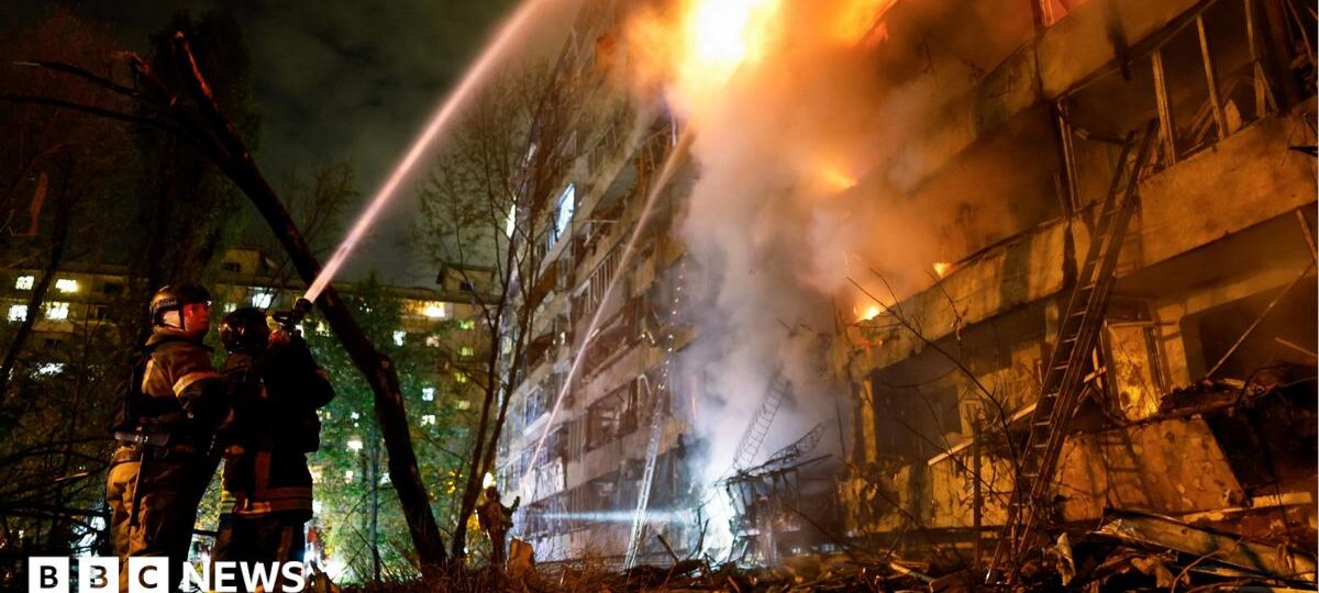 Russian strikes hit key power plant in Kyiv, Zelensky says