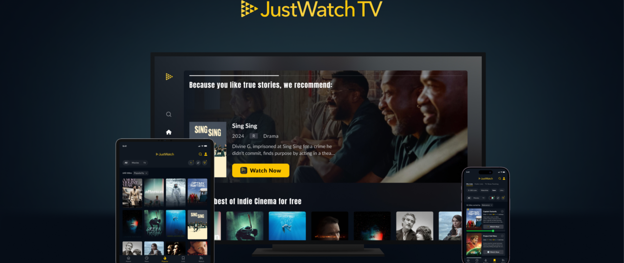 Streaming guide JustWatch becomes a streamer itself