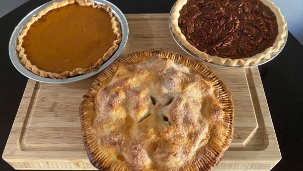 I made Ina Garten’s apple, pumpkin, and pecan pies. The best recipe of the day surprised me, and I’m saving it forever.