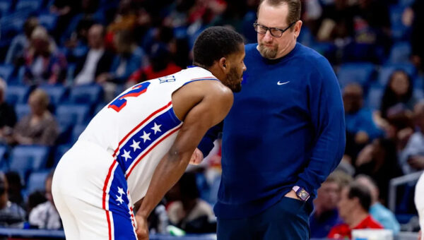 76ers’ Nick Nurse sounds off on report that LeBron James has gotten on Joel Embiid for being late