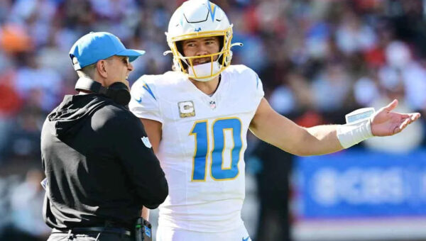 Chargers news: Jim Harbaugh defends Justin Herbert amid media firestorm
