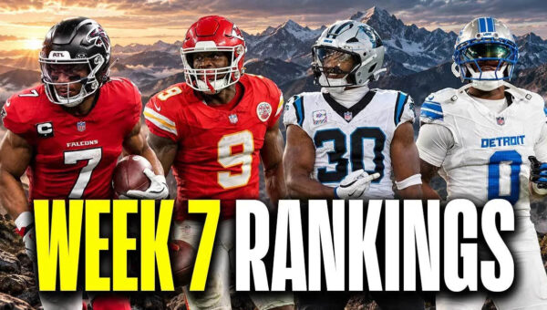 Fantasy Football Running Back Rankings: Week 7 2026