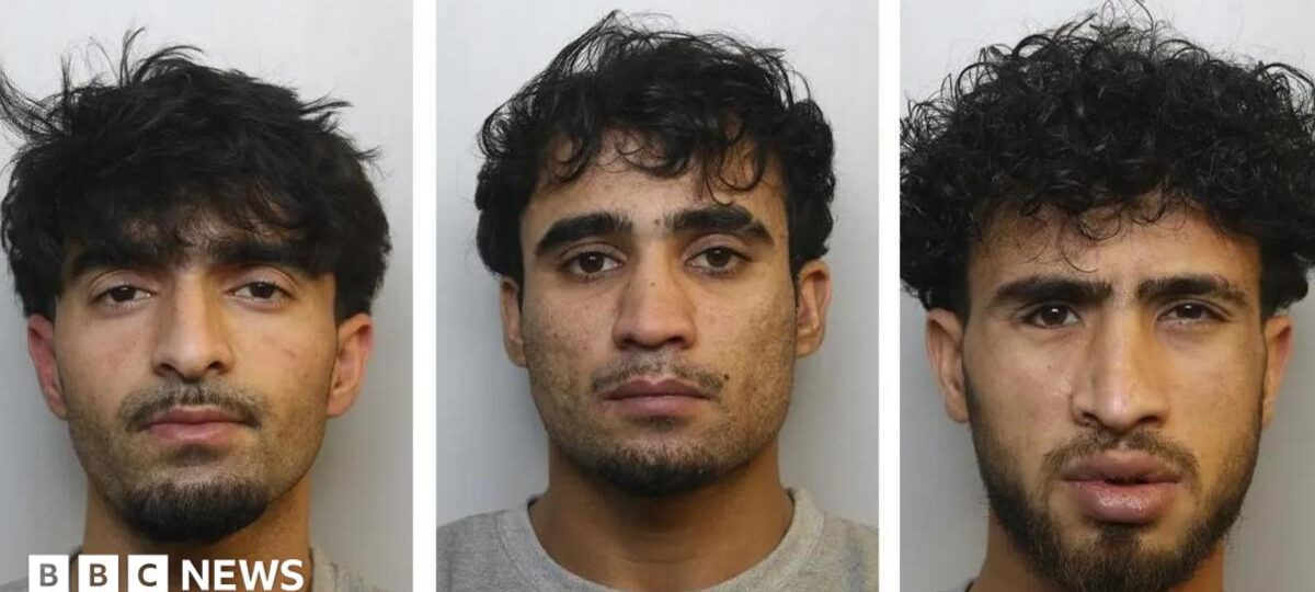Afghan men jailed for rape of teenager after being caught fleeing UK by French police