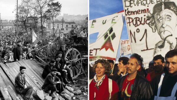 Photos show some of France's biggest protests and riots over the past 100 years, from mass strikes to violent unrest