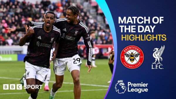 Liverpool come from behind to beat nine-man Brentford